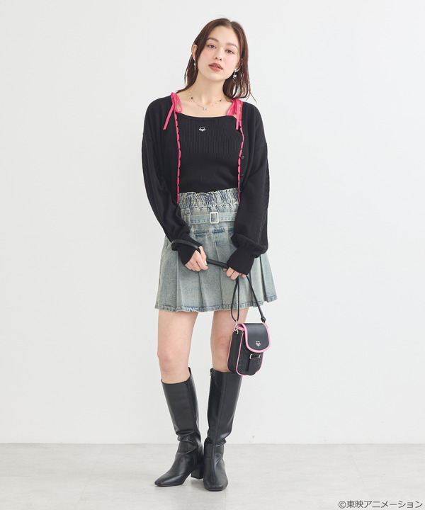 『ふたりはプリキュア』× earth music＆ecology Japan Label「ふたりはプリキュア ニットキャミソール」（C）東映アニメーション