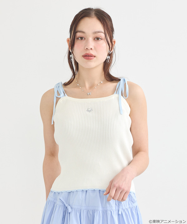 『ふたりはプリキュア』× earth music＆ecology Japan Label「ふたりはプリキュア ニットキャミソール」（C）東映アニメーション