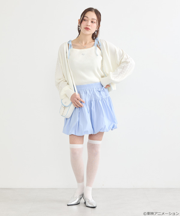 『ふたりはプリキュア』× earth music＆ecology Japan Label「ふたりはプリキュア ニットキャミソール」（C）東映アニメーション