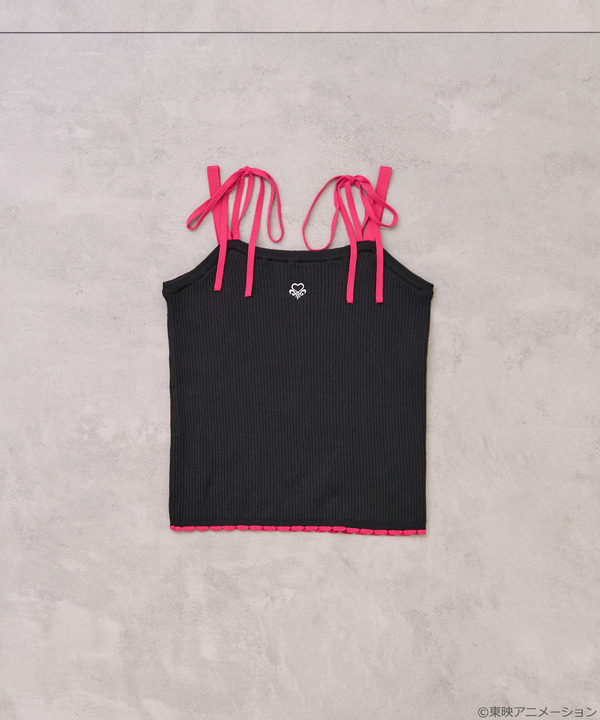 『ふたりはプリキュア』× earth music＆ecology Japan Label「ふたりはプリキュア ニットキャミソール」（C）東映アニメーション