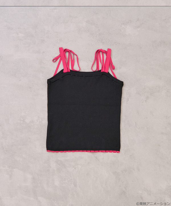 『ふたりはプリキュア』× earth music＆ecology Japan Label「ふたりはプリキュア ニットキャミソール」（C）東映アニメーション