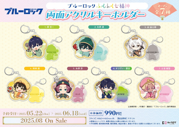 両面アクリルキーホルダー