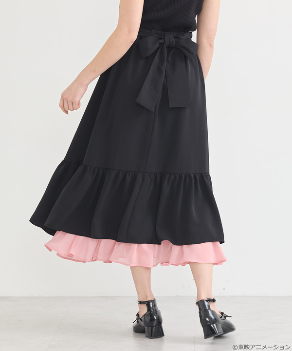 『ふたりはプリキュア』× earth music＆ecology Japan Label「ふたりはプリキュア レイヤードスカート」（C）東映アニメーション