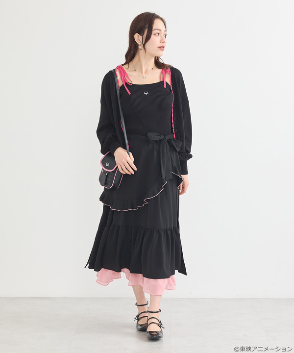 『ふたりはプリキュア』× earth music＆ecology Japan Label「ふたりはプリキュア レイヤードスカート」（C）東映アニメーション