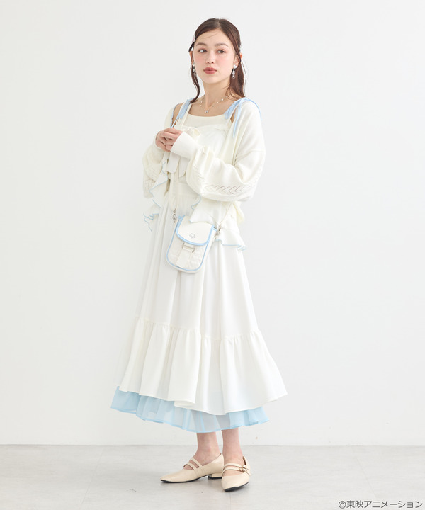 『ふたりはプリキュア』× earth music＆ecology Japan Label「ふたりはプリキュア レイヤードスカート」（C）東映アニメーション