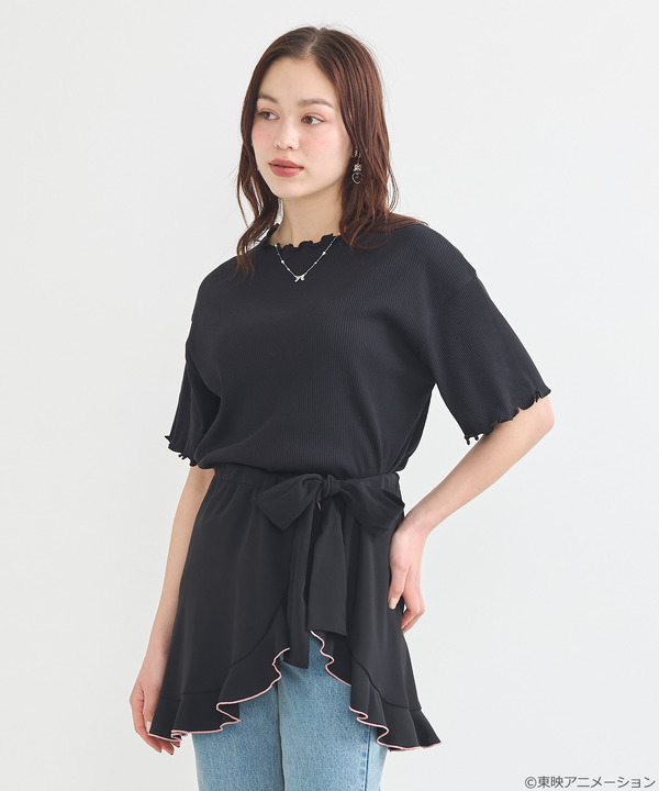 『ふたりはプリキュア』× earth music＆ecology Japan Label「ふたりはプリキュア 2WAYラップスカート」（C）東映アニメーション