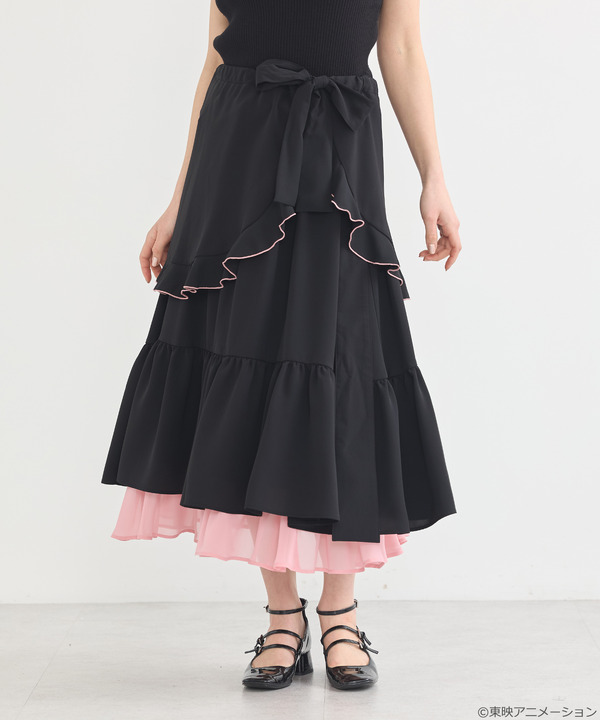 『ふたりはプリキュア』× earth music＆ecology Japan Label「ふたりはプリキュア 2WAYラップスカート」（C）東映アニメーション