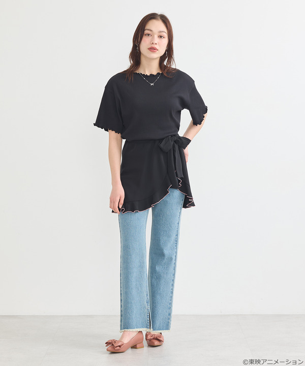 『ふたりはプリキュア』× earth music＆ecology Japan Label「ふたりはプリキュア 2WAYラップスカート」（C）東映アニメーション