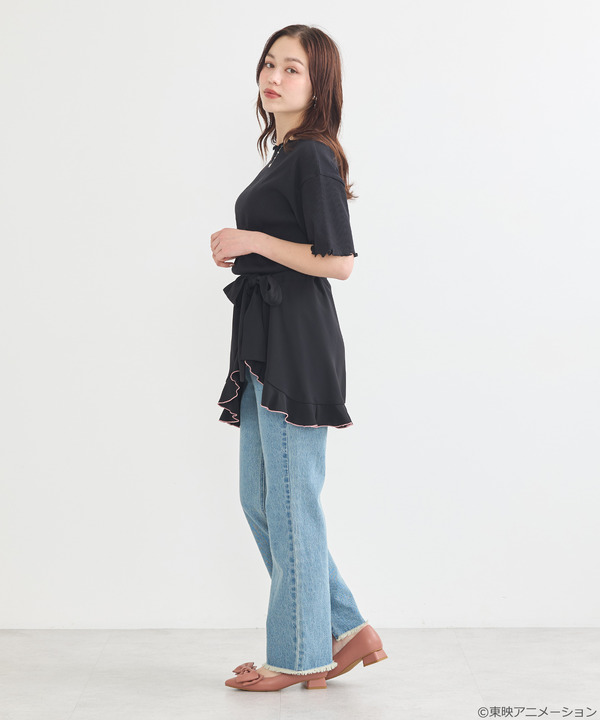 『ふたりはプリキュア』× earth music＆ecology Japan Label「ふたりはプリキュア 2WAYラップスカート」（C）東映アニメーション