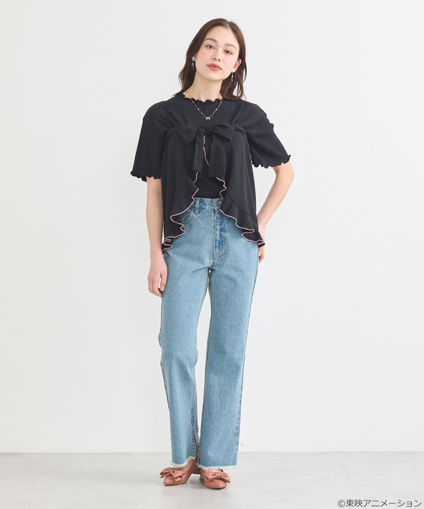 『ふたりはプリキュア』× earth music＆ecology Japan Label「ふたりはプリキュア 2WAYラップスカート」（C）東映アニメーション