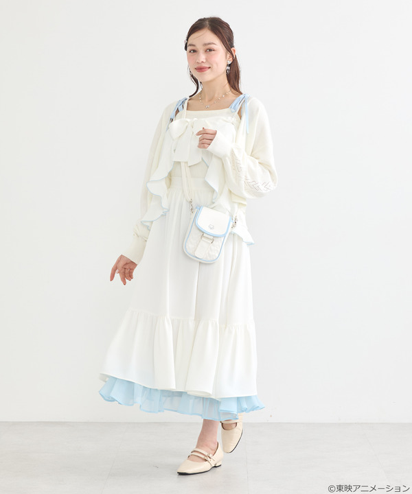 『ふたりはプリキュア』× earth music＆ecology Japan Label「ふたりはプリキュア 2WAYラップスカート」（C）東映アニメーション