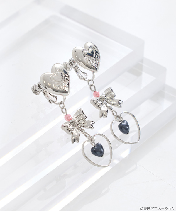 『ふたりはプリキュア』× earth music＆ecology Japan Label「ふたりはプリキュア イヤリング」（C）東映アニメーション