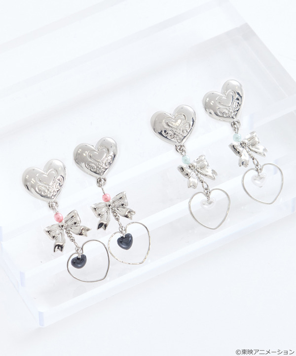 『ふたりはプリキュア』× earth music＆ecology Japan Label「ふたりはプリキュア ピアス」（C）東映アニメーション