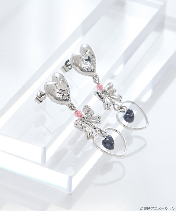 『ふたりはプリキュア』× earth music＆ecology Japan Label「ふたりはプリキュア ピアス」（C）東映アニメーション