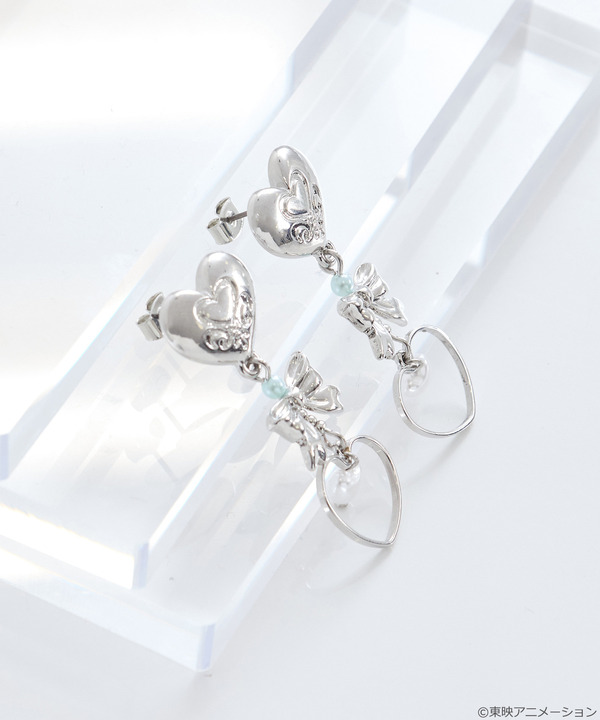 『ふたりはプリキュア』× earth music＆ecology Japan Label「ふたりはプリキュア ピアス」（C）東映アニメーション