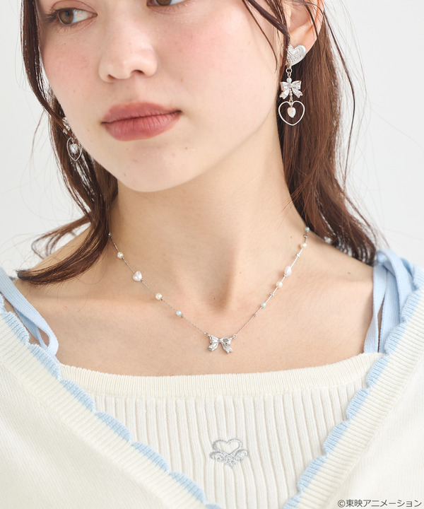 『ふたりはプリキュア』× earth music＆ecology Japan Label「ふたりはプリキュア ネックレス」（C）東映アニメーション