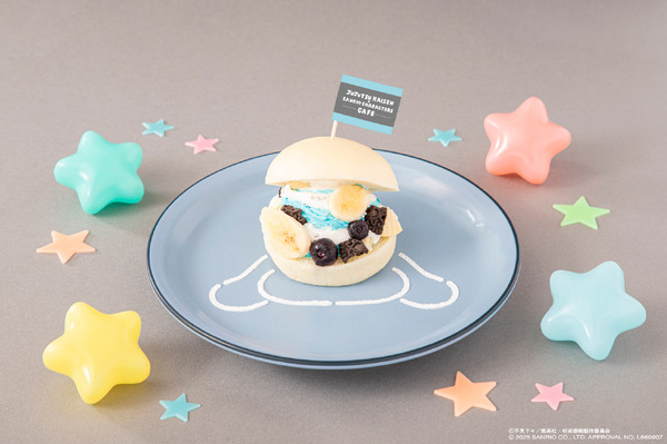 五条悟-×-シナモロール-ホワイトミルクバーガー