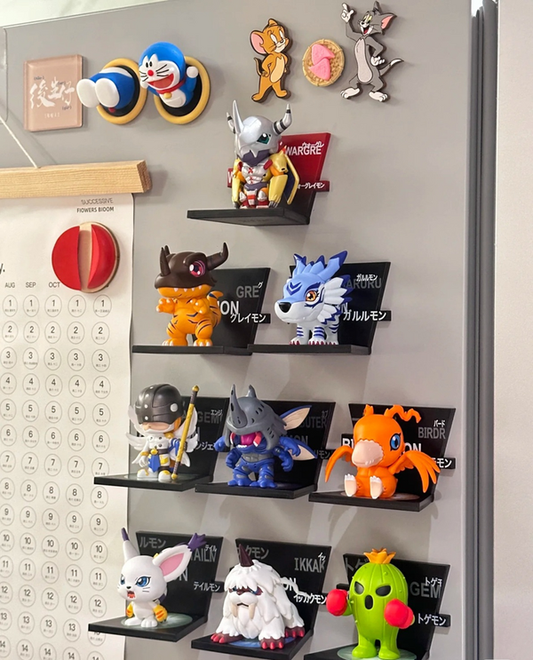 マグネットを飾った例（写真：POP MART ホームページより）