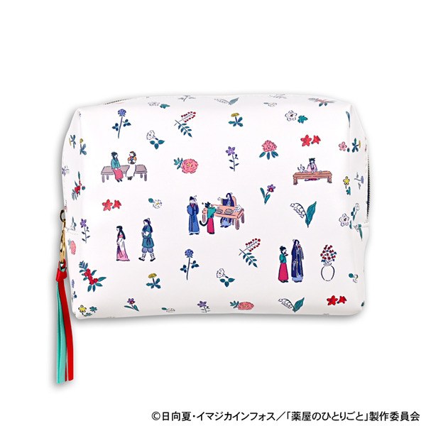 TVアニメ『薬屋のひとりごと』「鬼頭祈コラボ ボックスポーチ」（C）日向夏・イマジカインフォス／「薬屋のひとりごと」製作委員会