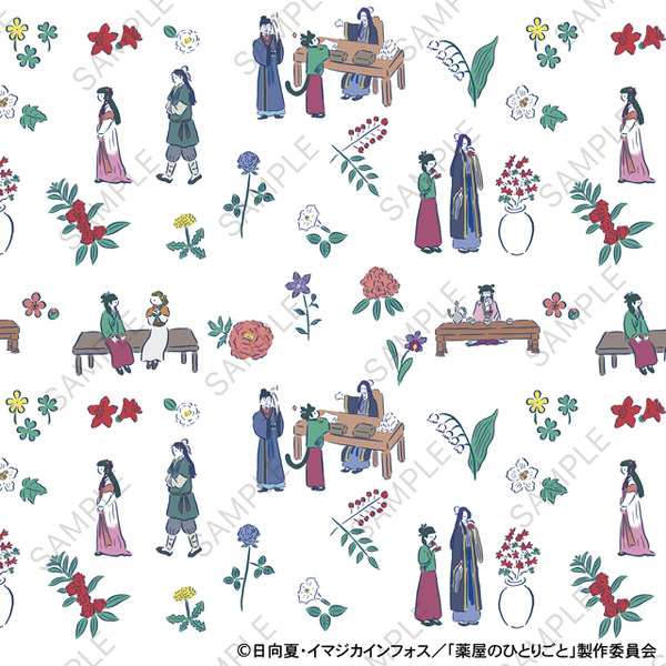 TVアニメ『薬屋のひとりごと』イラストレーター・鬼頭祈とのコラボグッズ が登場（C）日向夏・イマジカインフォス／「薬屋のひとりごと」製作委員会