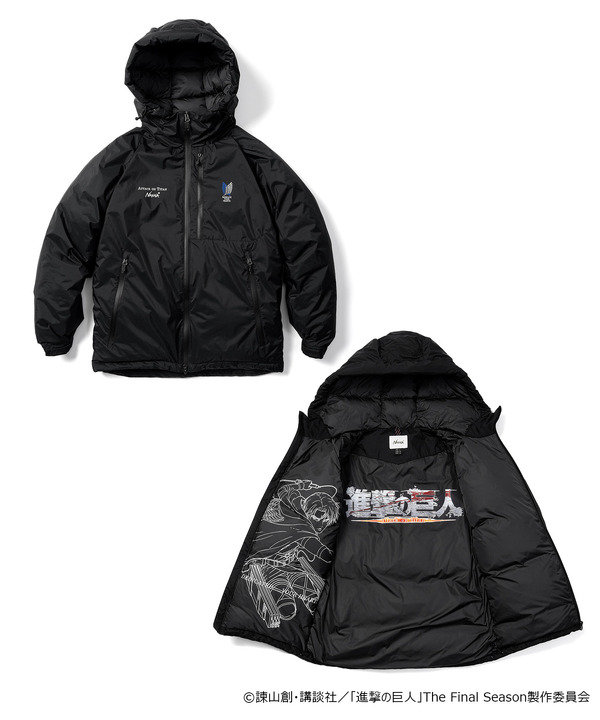 進撃の巨人 × NANGA AURORA DOWN JACKET（LEVI）（2色展開）