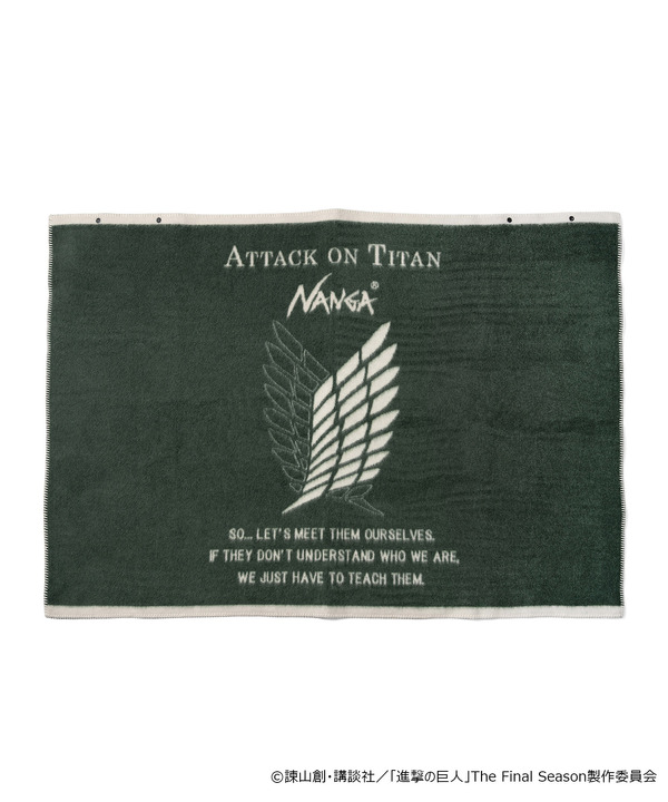 進撃の巨人 × NANGA FLAME RESISTANT BLANKET