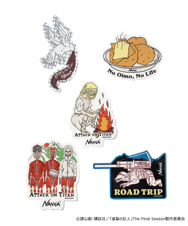 進撃の巨人 × NANGA STICKER SET