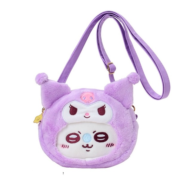 ちいかわ×サンリオキャラクターズ「モモンガ×クロミ ポシェット」（C）nagano / chiikawa committee（C）025 SANRIO CO.,LTD.