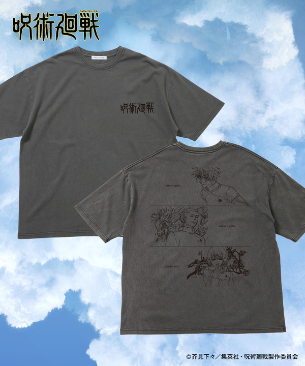 劇場版総集編『呪術廻戦 懐玉・玉折』FREAK'S STOREオリジナルTシャツ「五条悟/夏油傑/家入硝子 Tシャツ」（C）芥見下々／集英社・呪術廻戦製作委員会