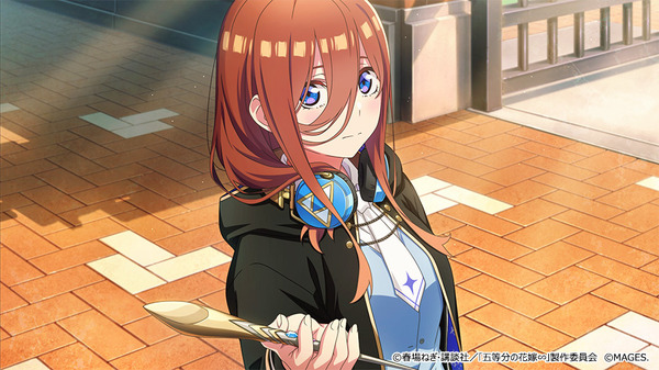 『五等分のプリンセス ～幻想と深淵と魔法学院～』ゲーム画面（C）春場ねぎ・講談社／「五等分の花嫁∽」製作委員会　（C）MAGES.