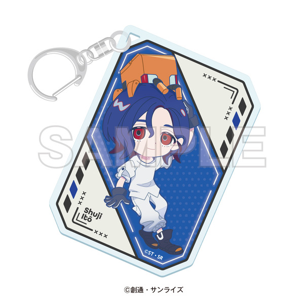 トレーディングミニキャラアクリルキーホルダー