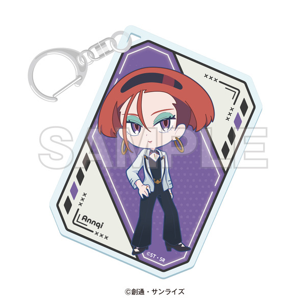 トレーディングミニキャラアクリルキーホルダー