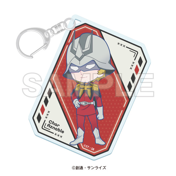 トレーディングミニキャラアクリルキーホルダー