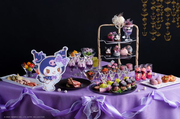 「KUROMI Afternoon Tea Party Weekend」イメージ（C）2025 SANRIO CO., LTD. APPR.NO.L657500