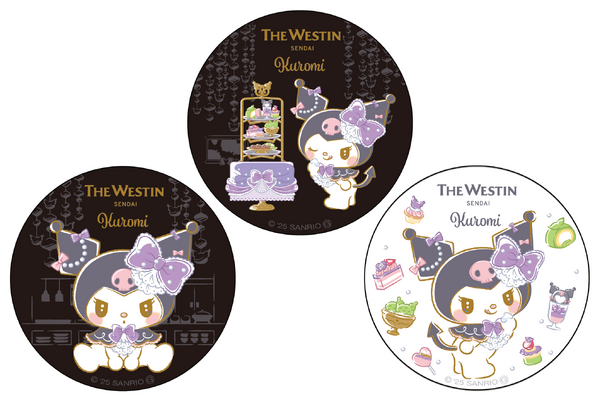 ノベルティアイテム「オリジナル缶ミラー」（C）2025 SANRIO CO., LTD. APPR.NO.L657500