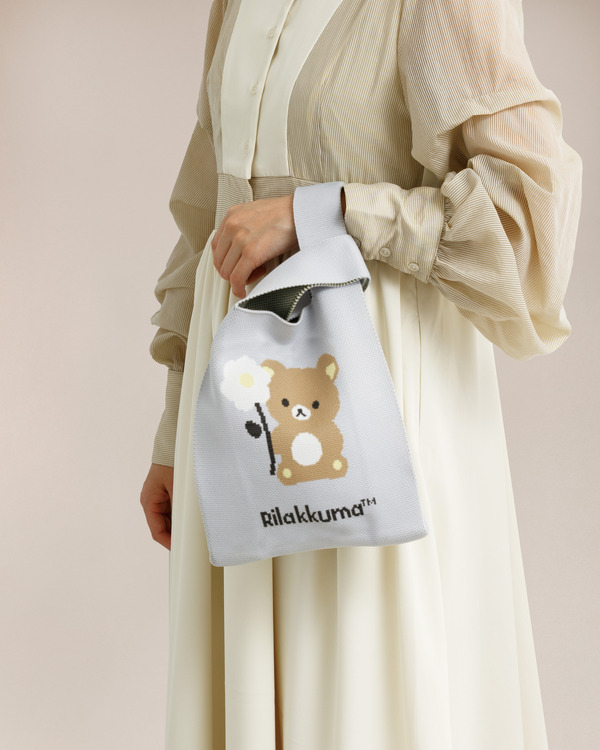 「ニットバッグ リラックマ」（C）2025 SAN-X CO., LTD. ALL RIGHTS RESERVED.