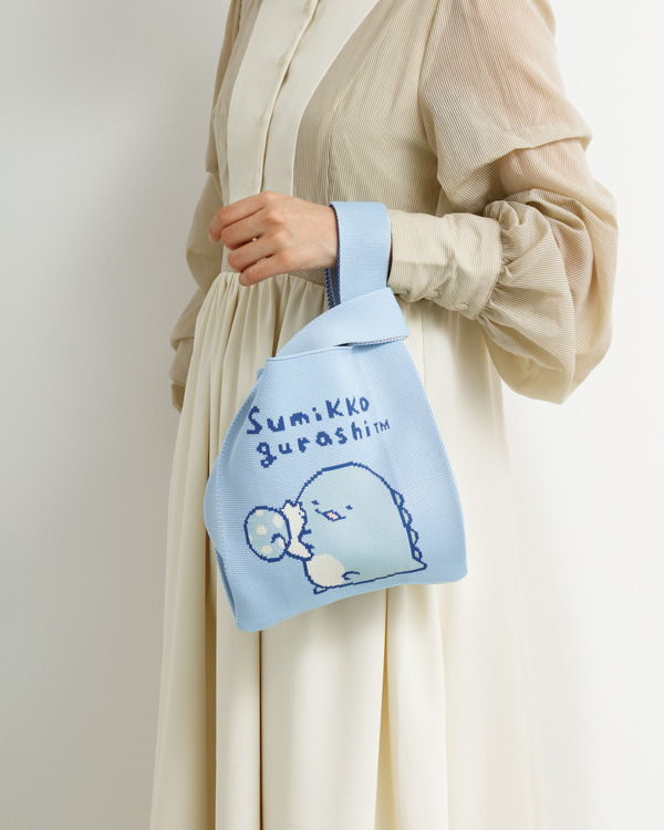 「ニットバッグ とかげ」（C）2025 SAN-X CO., LTD. ALL RIGHTS RESERVED.