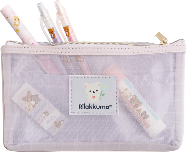 「メッシュペンポーチ コリラックマ」（C）2025 SAN-X CO., LTD. ALL RIGHTS RESERVED.