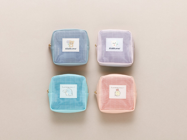 「メッシュミニポーチ リラックマ」など（C）2025 SAN-X CO., LTD. ALL RIGHTS RESERVED.