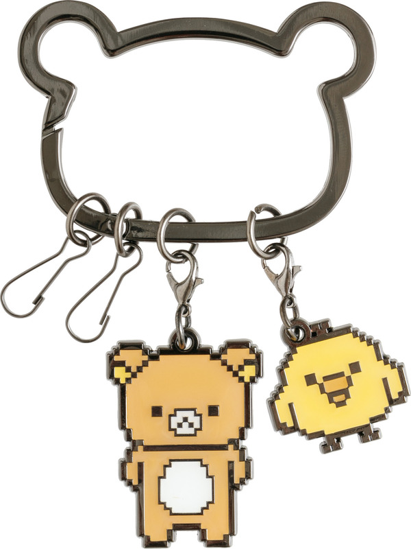 「ゲーミングリラックマ メタルカラビナキーホルダー リラックマ＆キイロイトリ」（C）2025 SAN-X CO., LTD. ALL RIGHTS RESERVED.