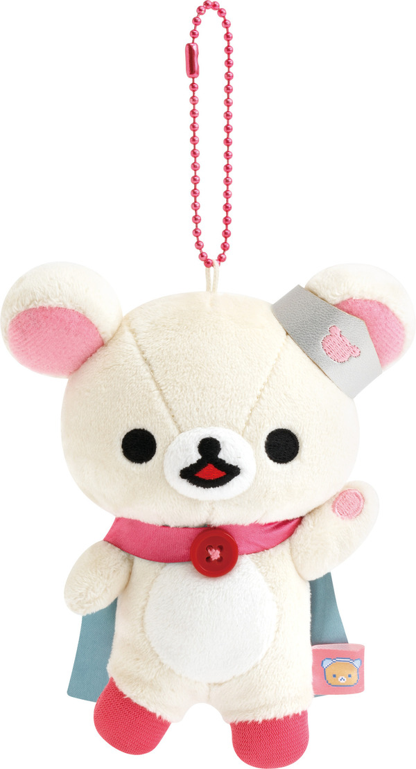 「ゲーミングリラックマ ぶらさげぬいぐるみ いちご勇者」（C）2025 SAN-X CO., LTD. ALL RIGHTS RESERVED.