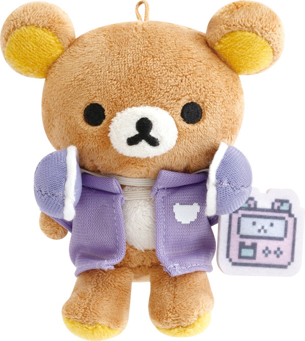 「ゲーミングリラックマ おきがえリラックマ（ゲーマー）」別売りのおでかけぬいぐるみキーホルダーを着せ替えられる（C）2025 SAN-X CO., LTD. ALL RIGHTS RESERVED.