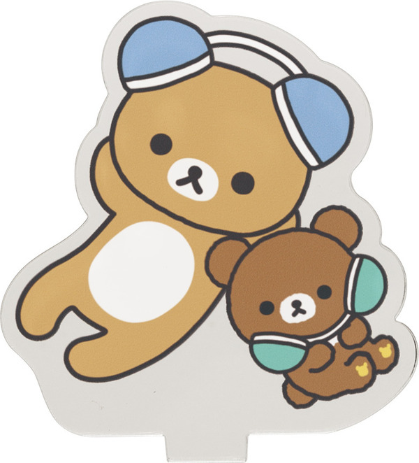 「ゲーミングリラックマ アクリル万年カレンダー」セット内容（C）2025 SAN-X CO., LTD. ALL RIGHTS RESERVED.