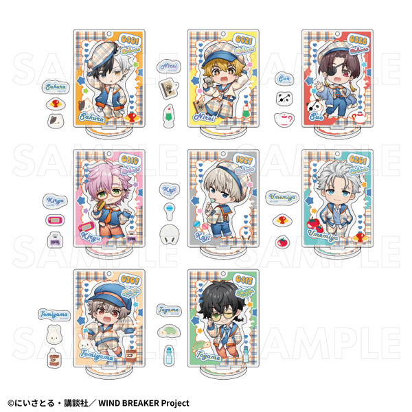 TVアニメ『WIND BREAKER』「アクリルスタンド　チェックセーラー」（C）にいさとる・講談社／WIND BREAKER Project