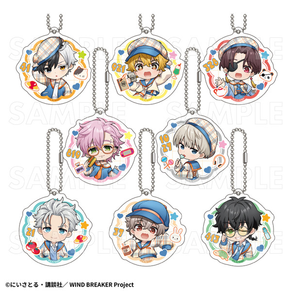 TVアニメ『WIND BREAKER』「アクリルキーホルダー　チェックセーラー」（C）にいさとる・講談社／WIND BREAKER Project