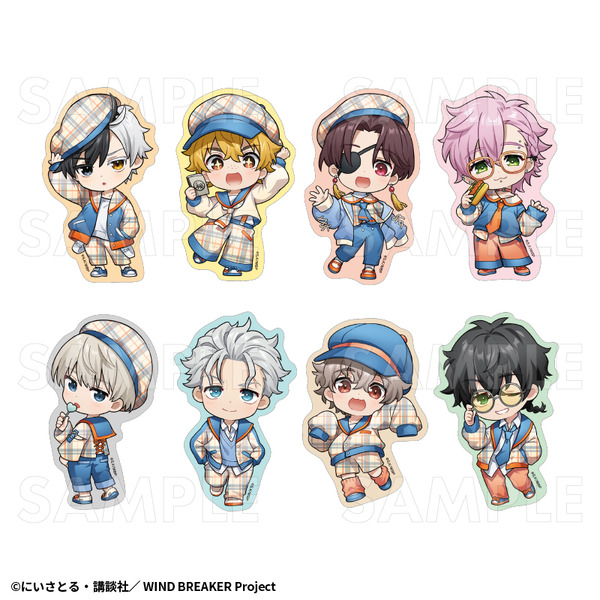 TVアニメ『WIND BREAKER』「ステッカー　チェックセーラー」（C）にいさとる・講談社／WIND BREAKER Project