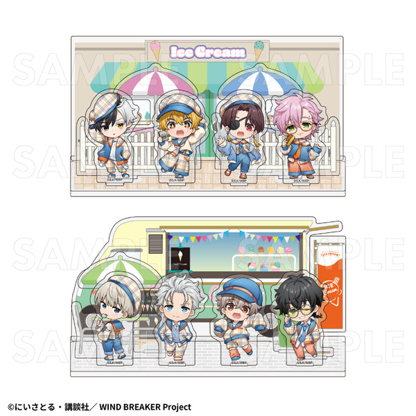 TVアニメ『WIND BREAKER』「アクリルジオラマ　チェックセーラー」（C）にいさとる・講談社／WIND BREAKER Project