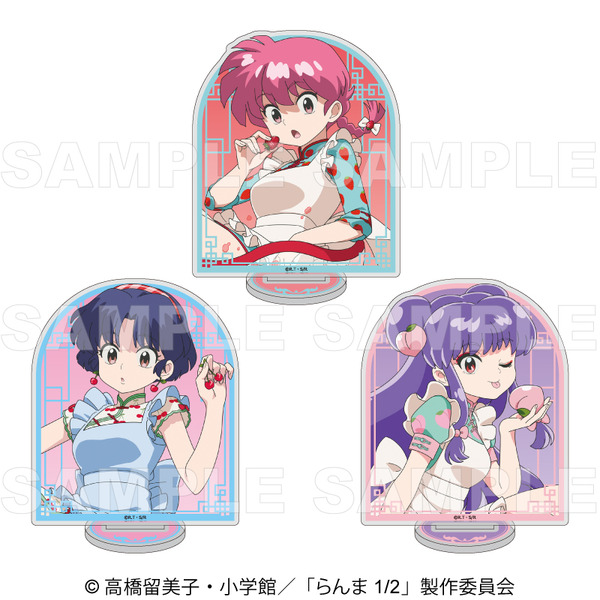 TVアニメ『らんま1/2』「ちゃぽんっ！ デザインアクリルスタンド　フルーツフレーバー」（C）高橋留美子・小学館／「らんま1/2」製作委員会