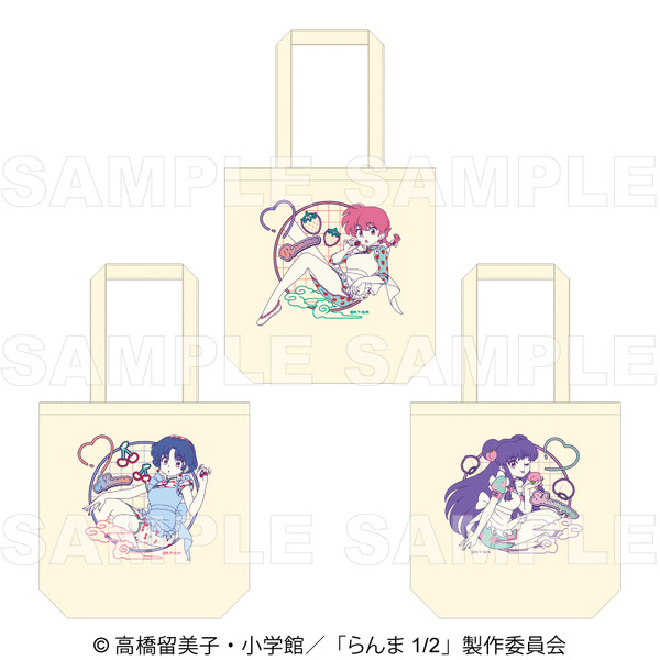 TVアニメ『らんま1/2』「ちゃぽんっ！ トートバッグ　フルーツフレーバー」（C）高橋留美子・小学館／「らんま1/2」製作委員会