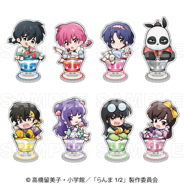 TVアニメ『らんま1/2』「ちゃぽんっ！ ちびキャラアクリルスタンド　フルーツフレーバー」（C）高橋留美子・小学館／「らんま1/2」製作委員会
